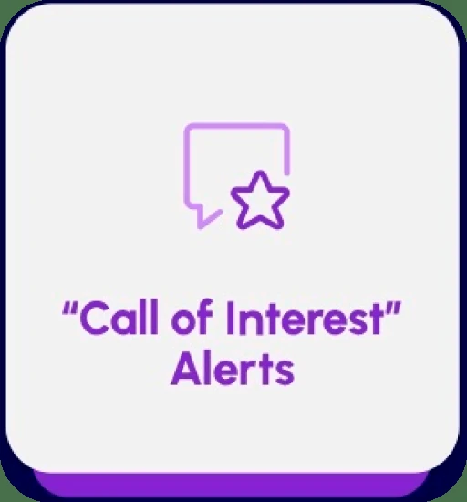 Conversation Intelligence call alert